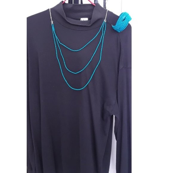 NWT Teal Beaded Bracelet - Picture 4 of 4